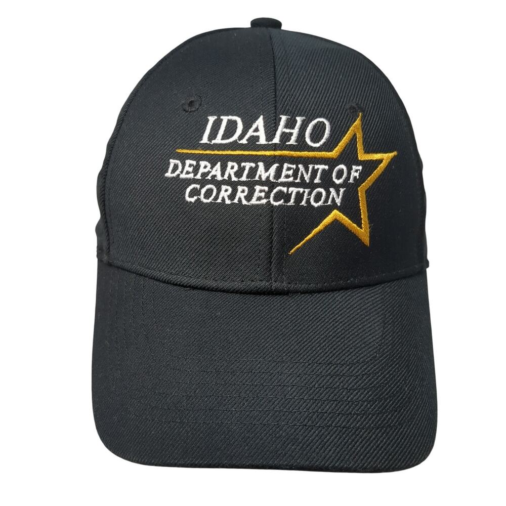 Idaho Department Of Correction Strapback Baseball Cap Black One Size Blauer